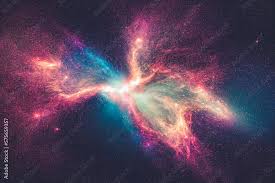 vibrant color starry galaxy universe