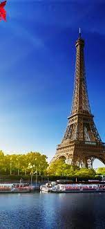 Sky blue Eiffel tower iPhone X ...
