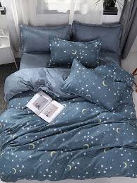 Moon Star Print Bedding Set Without