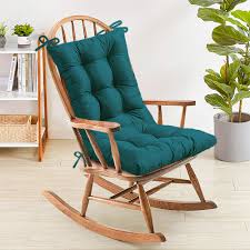 luxurious velvet rocking chair cushion