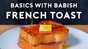 Can you eat week old French toast?