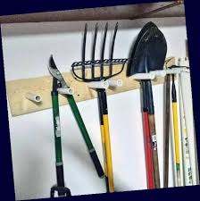 garden power tool storage ideas