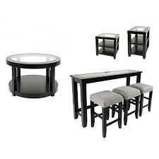 Urban Icon Round Occasional Table Set