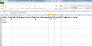 How To Prepare Payroll In Excel With Pictures