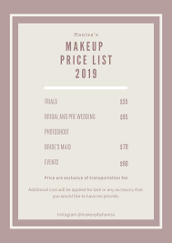 average cost of makeup artist for