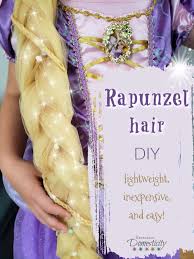 rapunzel hair diy lightweight and