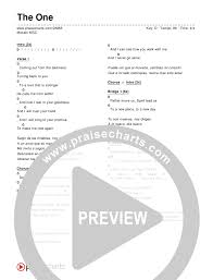 The One Chord Chart Editable Mosaic Msc Praisecharts