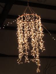 Diy Chandelier Fairy Lights Decor