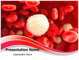 Free White Blood Cell Medical Powerpoint Template For