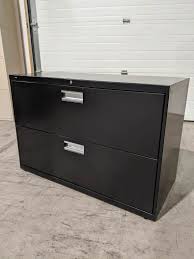 black hon 2 drawer lateral filing