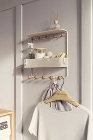 Umbra White Estique Shelf With Hooks