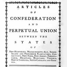 articles of confederation flashcards