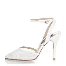 Womens Lace Stiletto Heel Sandals Beach Wedding Shoes 047126553
