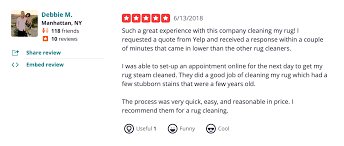 testimonials rugscleaning nyc