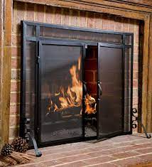 flat guard fire screens with doors in