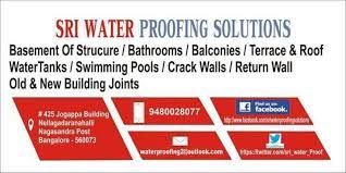 Water Proofing At Bangalore In