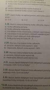 Proszę :) zadanie 2.2- przykład c i d 2.3 - b 2.10- d 2.11-b 2.12-b 2.29-b  2.58 - Brainly.pl