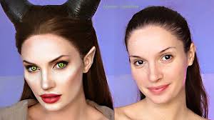 maleficent makeup transformation