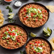 taco dip with refried beans recipe