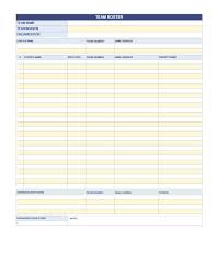 37 Class Roster Templates Student Roster Templates For