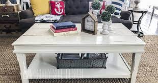 Easy Chalk Paint Coffee Table Makeover