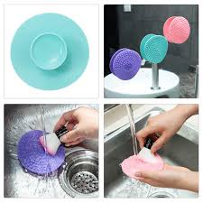 3 pieces silicone makeup brush cleaning