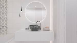 Compareclick to add item zenna home® 20 brushed nickel glass bathroom shelf to the compare list. Ethno White Minimalist Apartment Design Kyiv Ukraine Archi Living Com