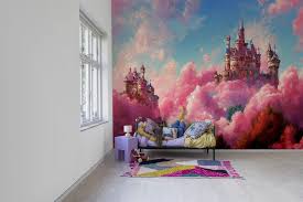 Pink Castle Wallpaper Rebel Walls