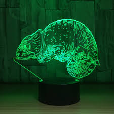 Supply Chameleon 3d Light Night Light Intelligent Household