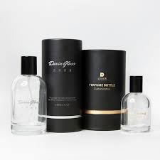 Black Glass Perfume Bottle