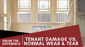 tenant damage vs normal wear and tear