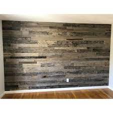 5 in grey reclaimed planks decorative