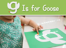 printable letter g craft g is for goose
