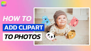 how to add clipart to photos you