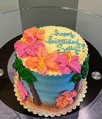 Tropical Birthday Cake gambar png