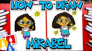 how to draw mirabel from encanto you