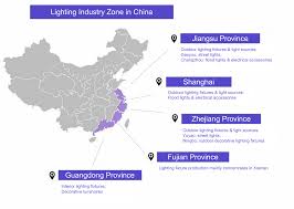 lighting manufacturers list in china