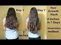 hair growth hack 2 inches hair growth