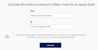 Flying Blue Airfrance Klm Unveils New Award Calculator