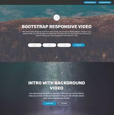 Fantastic Mobile Bootstrap Responsive Video Players And Nav