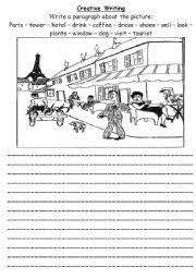 Writing Prompts   Squarehead Teachers Esl worksheets and activities for kids