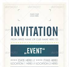 Template For Invitation Flyer Template For Invitation Flyer