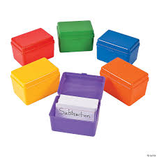 Great savings free delivery / collection on many items. Colorful Index Card Storage Boxes Oriental Trading