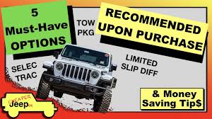 Options When Ing A New Jeep