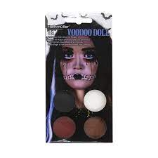 aqua kit voodoo doll 4 x face paint 3