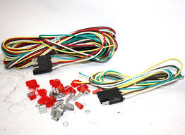 Not sure about the wiring the 7 pin connections? 25ft 4 Way Trailer Wiring Connection Kit Flat Wire Extension Harness 4 Car Boat Econosuperstore