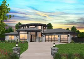 Two Story Modern Prairie Style Home Design