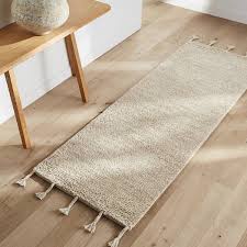 wool hand knotted hallway rug