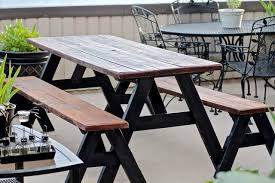 how to re a picnic table hunker