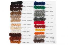 Wool Crepe Colour Chart